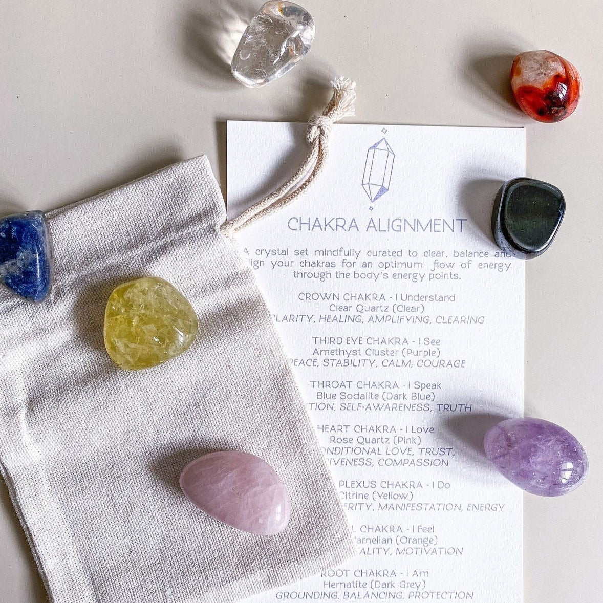 701 Stone Magic - Natural Crystal Healing Set