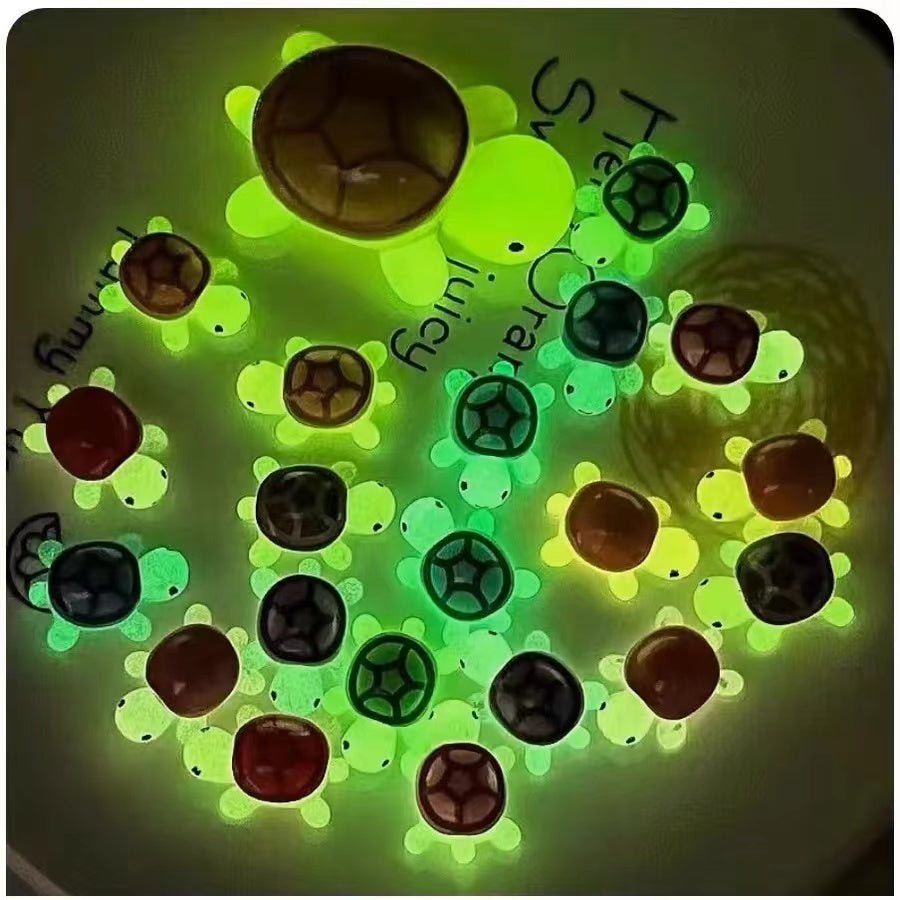 🔥【Hot】 902 Luminous Baby Turtle (Mini size) Lucky Pair Pick in livestream (4pcs/bag）