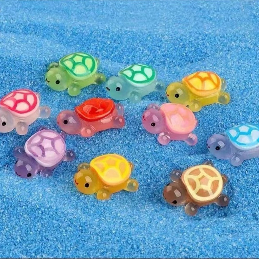 🔥【Hot】 902 Luminous Baby Turtle (Mini size) Lucky Pair Pick in livestream (4pcs/bag）