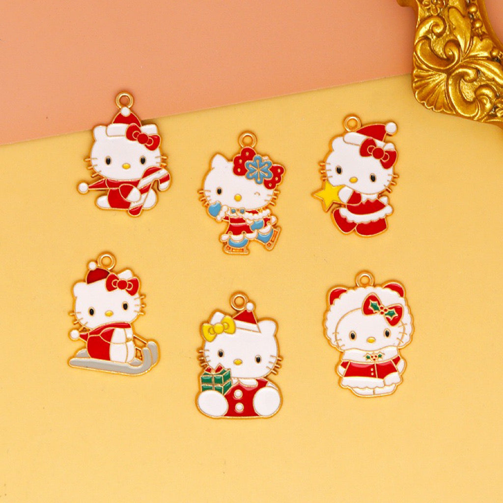 933 Hello kitty Pendant Lucky Pair Pick in livestream