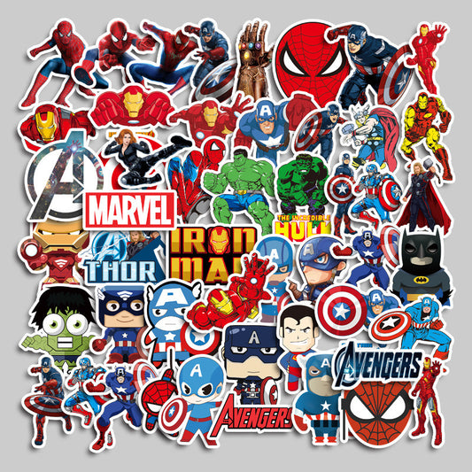 939 Marvel Hero Stickers Lucky Color Pick in Livestream