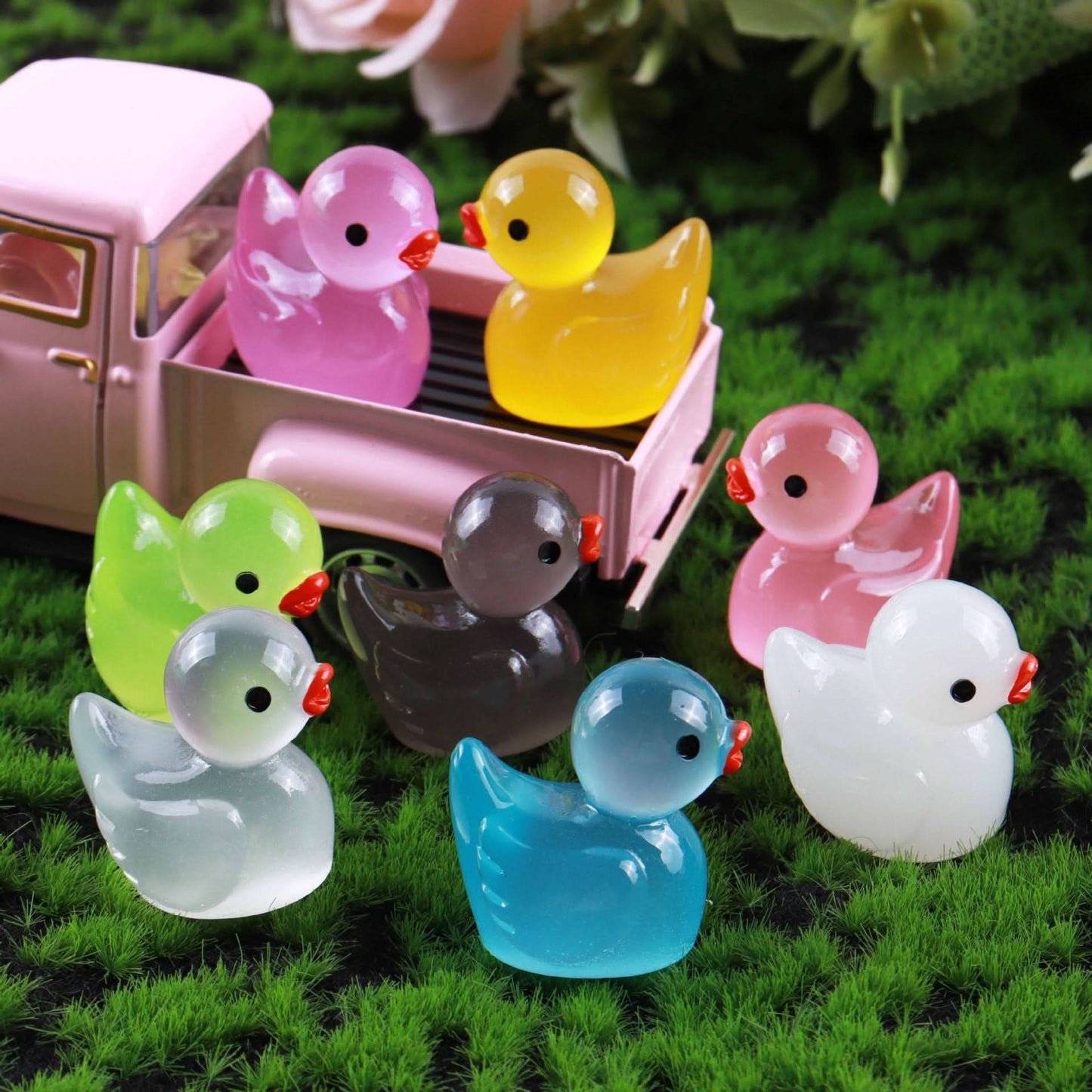 🔥【New】925 Luminous Mother Duck(Big Size) Lucky Pair Pick in livestream (1 pc/bag）