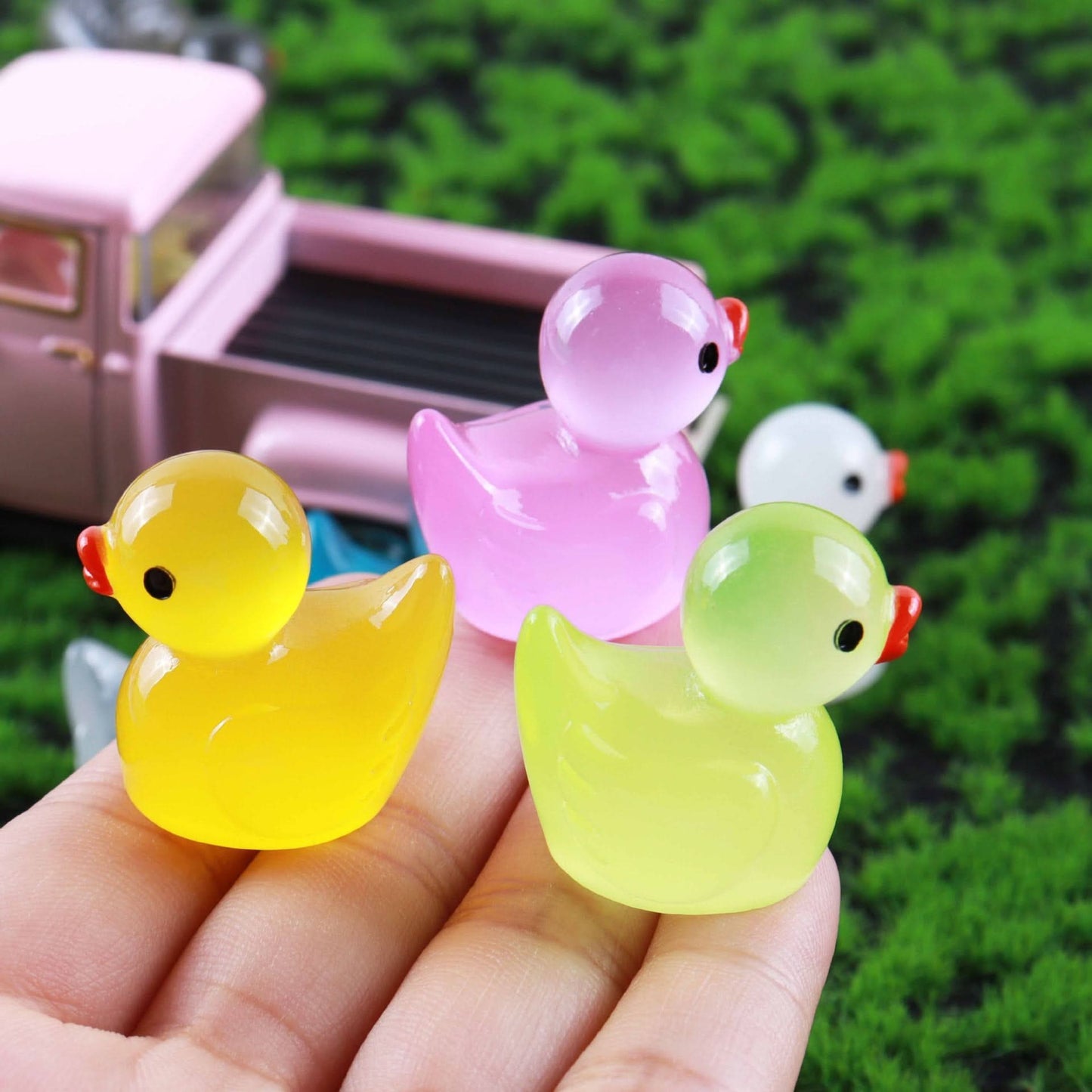 🔥【New】925 Luminous Mother Duck(Big Size) Lucky Pair Pick in livestream (1 pc/bag）