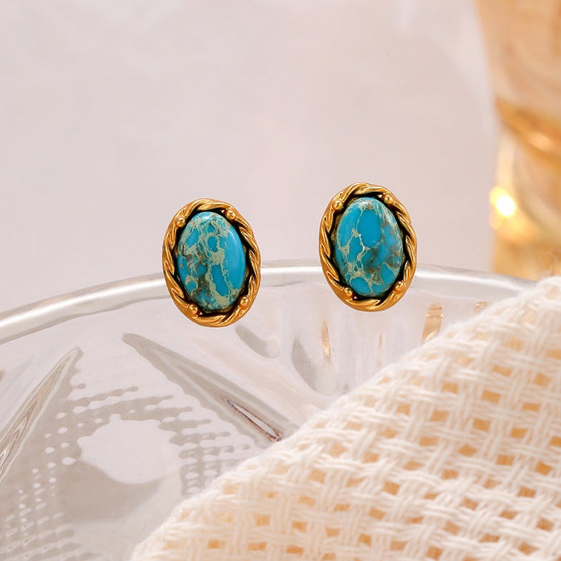 3022 Exquisite Turquoise Earrings