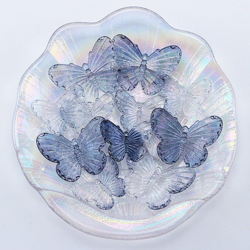 935 Gradient Translucent Butterfly Lucky Pair Pick in livestream